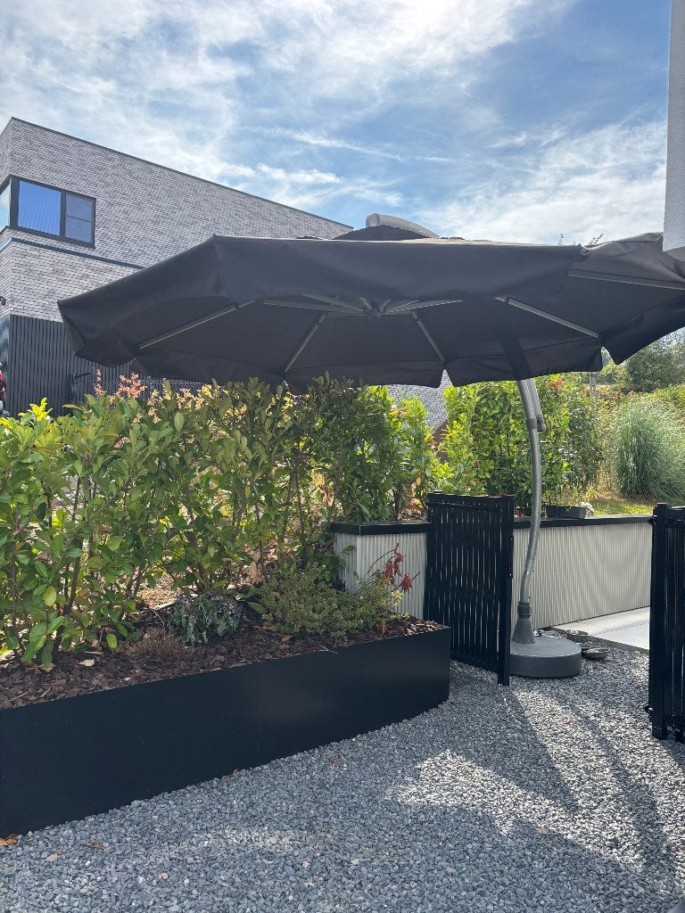 Parasol SunGarden Easy Sun, 3 à 4 mètres, Enlèvement, Utilisé, Inclinable