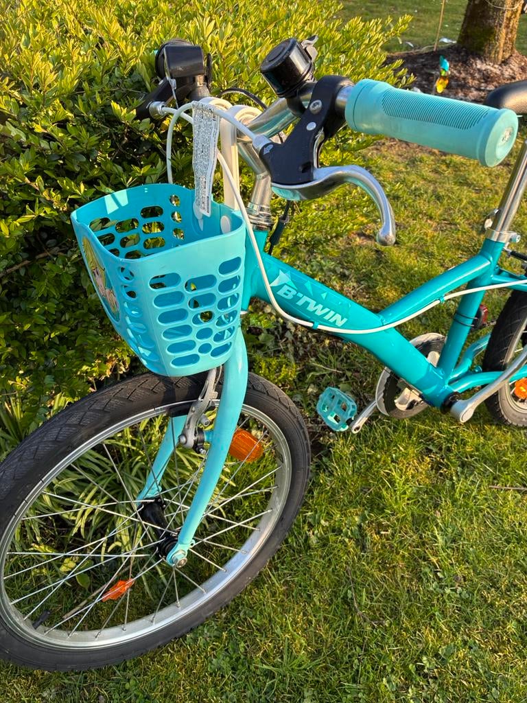 Vélo bleu enfant 6-9 ans 120 original BTWIN Decathlon, Enlèvement, Comme neuf