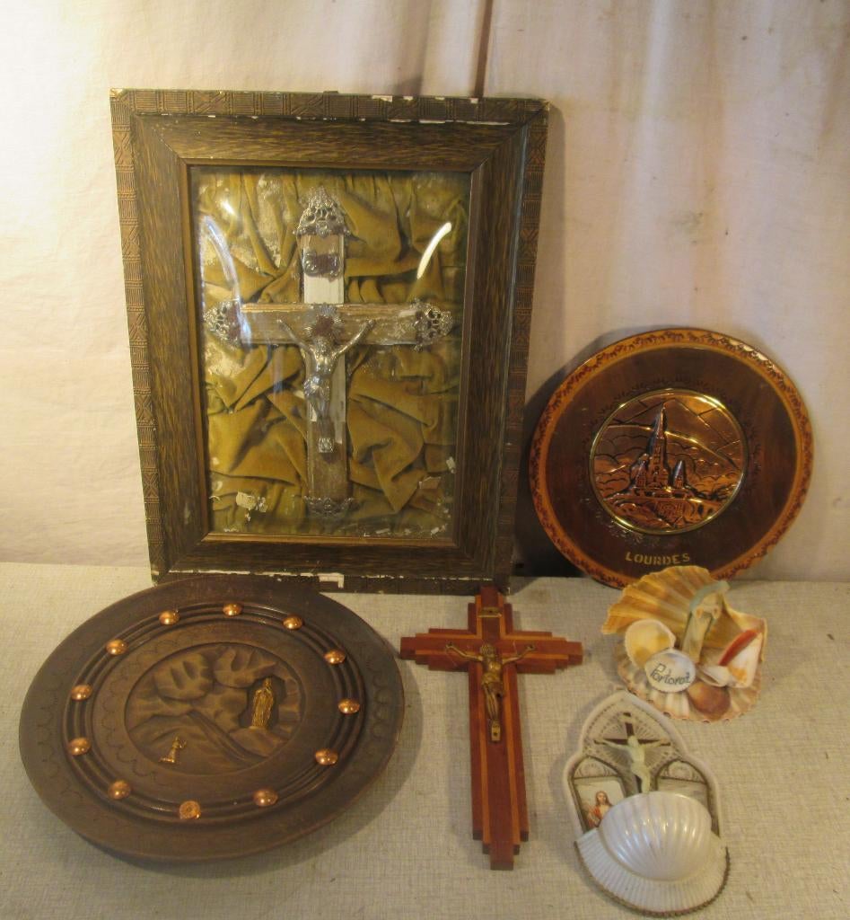 6 objets religieux anciens, Antiquités & Art, Enlèvement ou Envoi