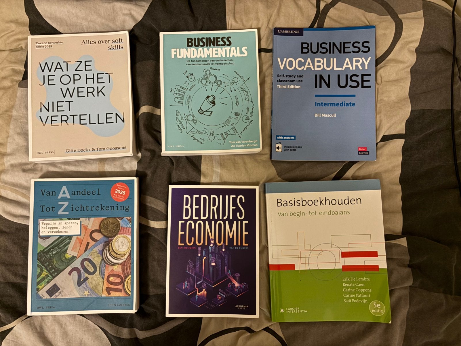 Boeken 1e jaar Bedrijfsmanagement - Arteveldehogeschool, Boeken, Ophalen of Verzenden, Zo goed als nieuw, Bedrijfseconomie