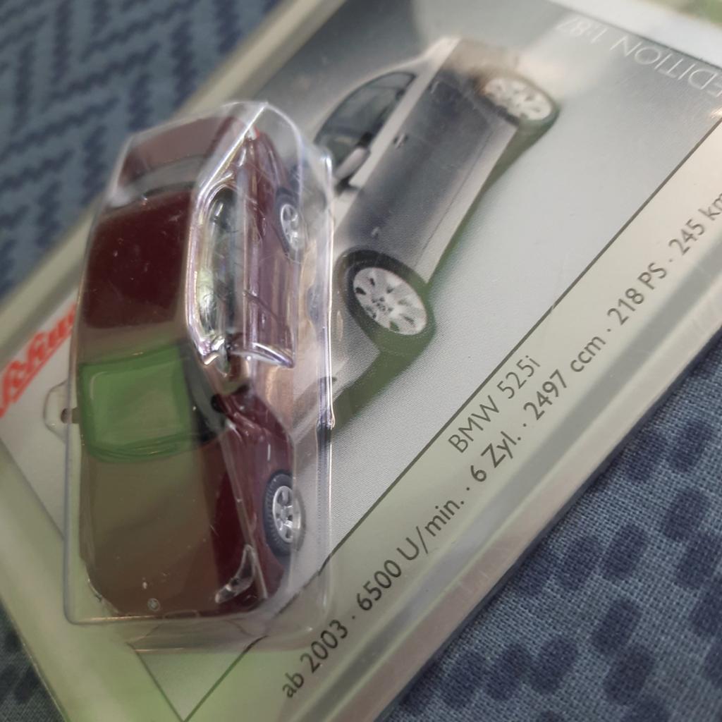 SET SCHUCO 1:87 * BMW 525i * 2003 * BORDEAUX*SCELLÉ*MENT*, Enlèvement, Neuf, Voiture, Schuco