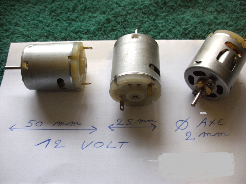 Moteurs électriques 12 Volts, Hobby & Loisirs créatifs, Enlèvement ou Envoi, Neuf, Autres types, Autres marques