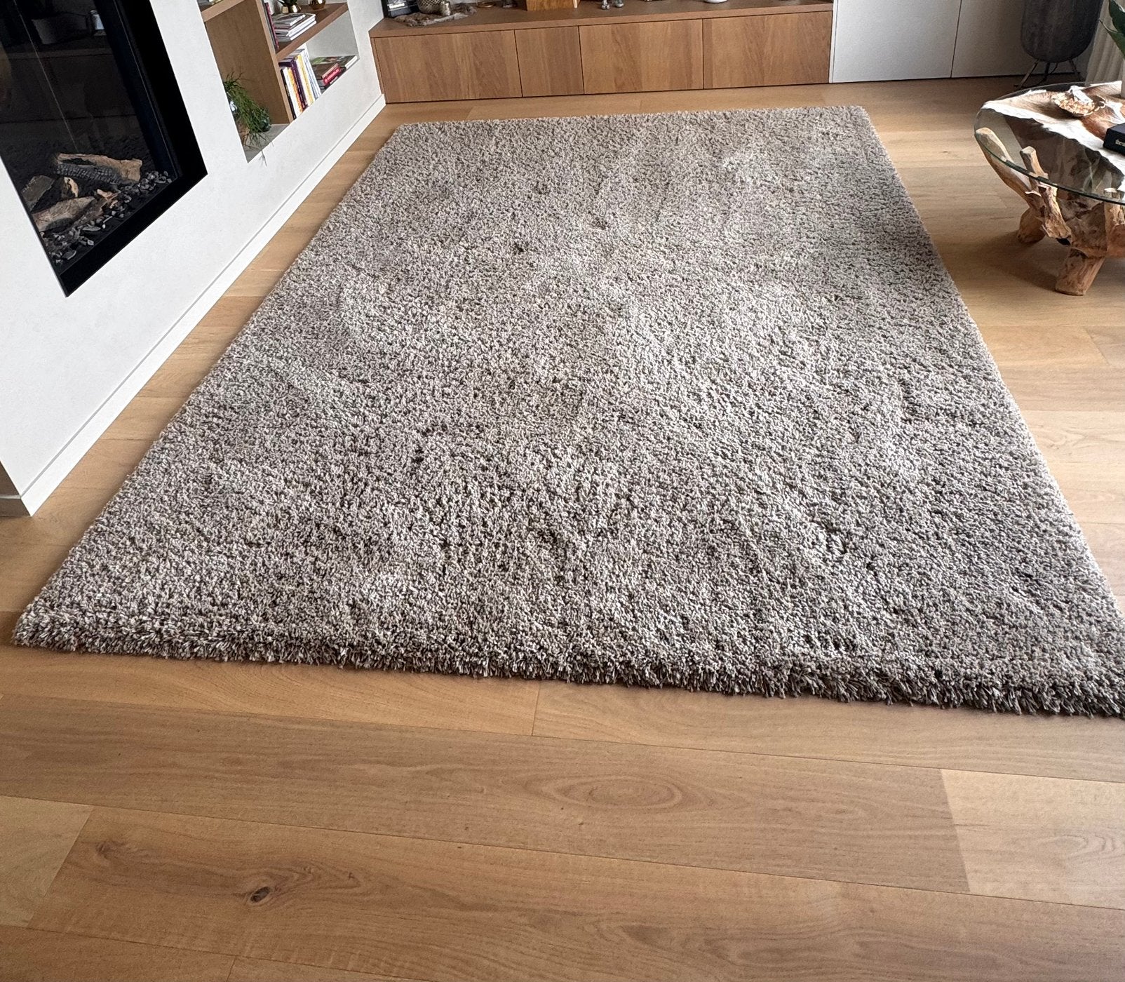 2 stuks vloerkleed dik, zacht hoogpolig 240x300 cm, Huis en Inrichting, Stoffering | Tapijten en Vloerkleden, Zo goed als nieuw