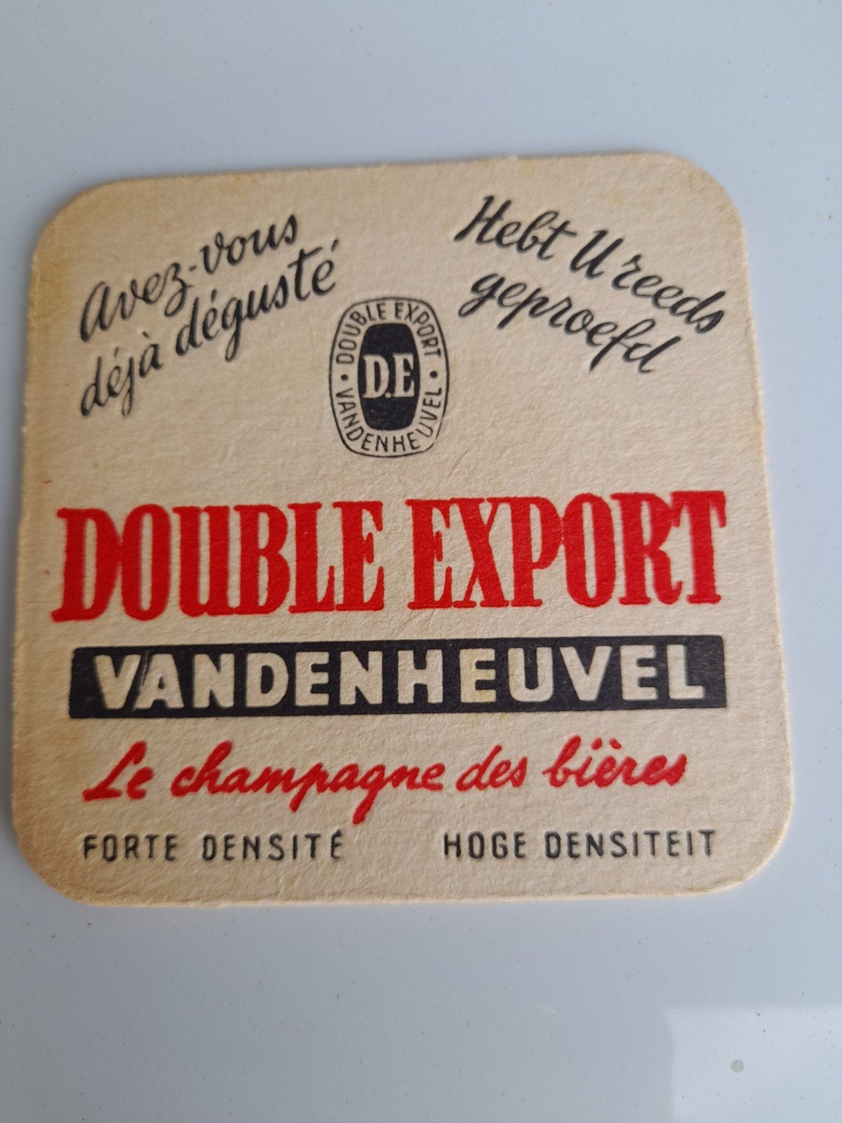 Bierviltje ekla vandenheuvel recto-verso, Ophalen of Verzenden