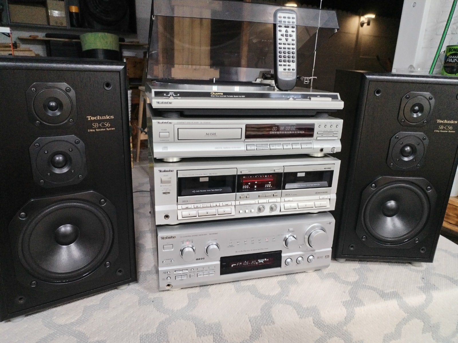 Technics stereo set, TV, Hi-fi & Vidéo, Enlèvement