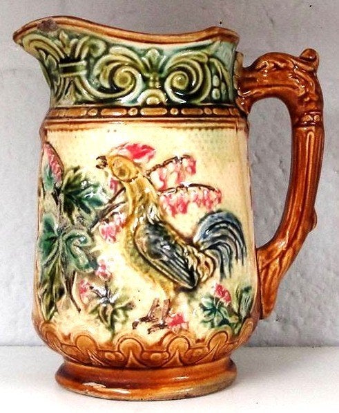 PICHET BARBOTINE d'ONNAING "COQ"., Antiquités & Art, Enlèvement