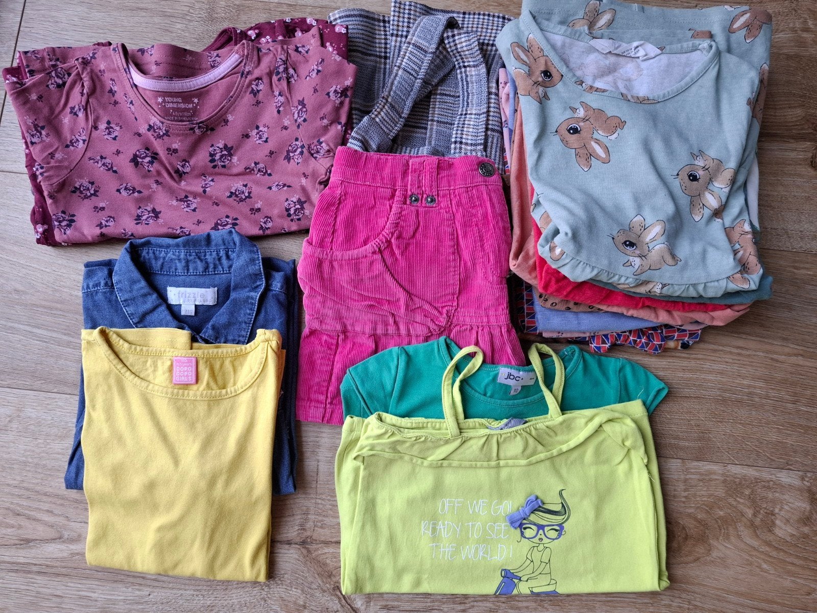Pakket meisje mat 110 zomer/tussenseizoen, Kinderen en Baby's, Kinderkleding | Maat 110, Ophalen, Meisje
