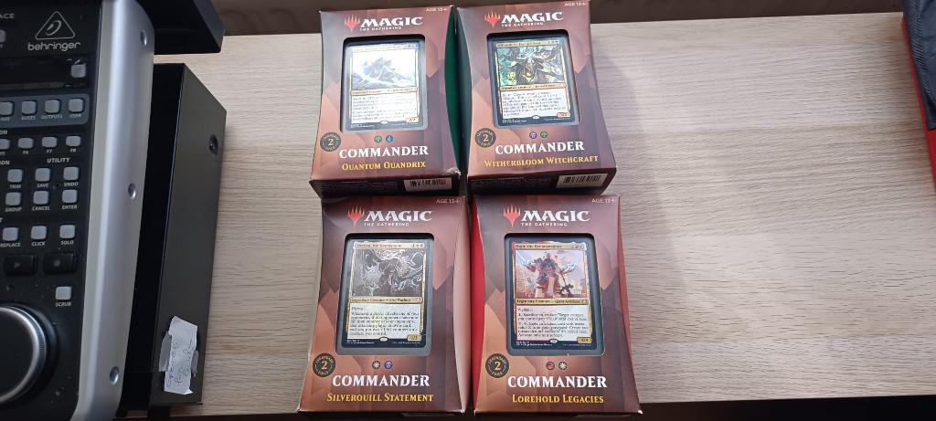 MTG - Commander Strixhaven - 4 decks - Sealed, Enlèvement, Neuf, Deck game