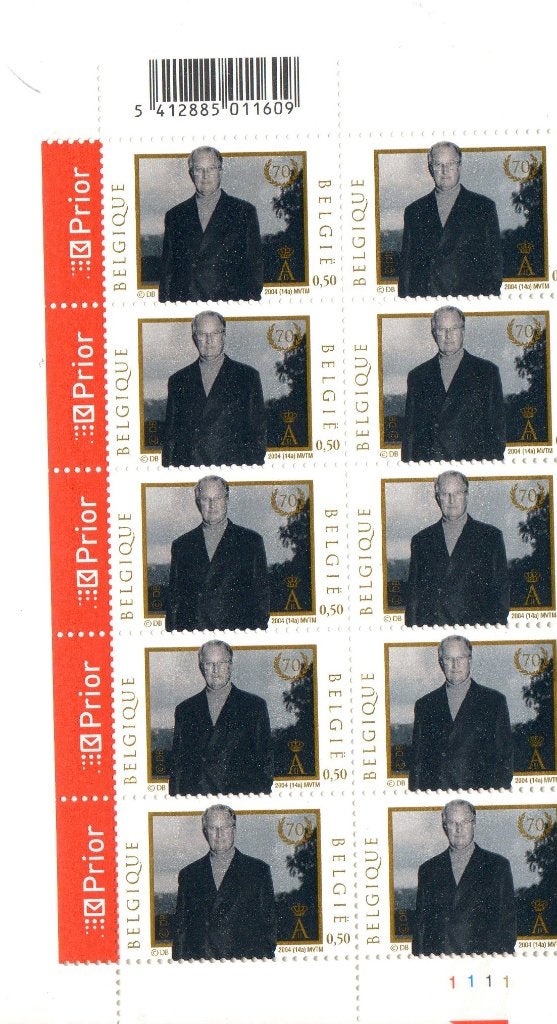 Belgique carnets de timbres belges, Timbres & Monnaies, Autre, 1 Autocollant, Non oblitéré, Sans enveloppe