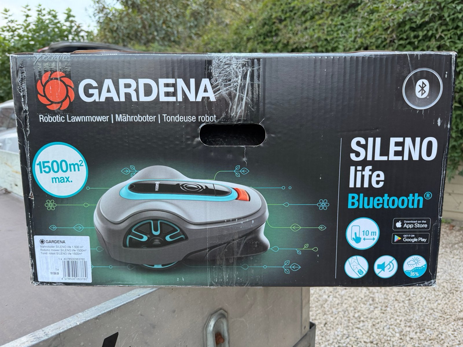 Gardena Sileno Life 1500, Tuin en Terras, Ophalen of Verzenden, Nieuw, 20 tot 25 cm, Met regensensor
