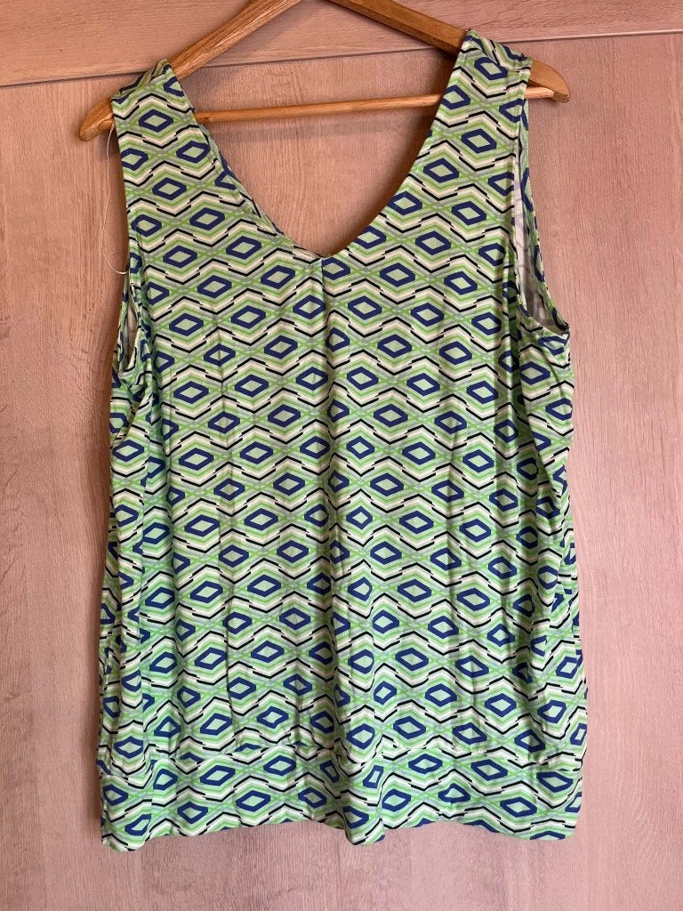 top groen blauw bel bo 3xl amper gedragen, Enlèvement ou Envoi, Bel & Bo, Comme neuf, Chemise ou Top