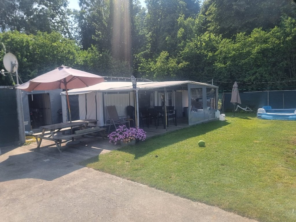 te koop caravan Knaus Eurostar 510, Caravans en Kamperen, Caravans, Treinzit, Particulier, 4 tot 5 meter, Knaus