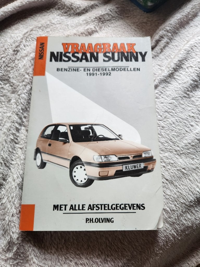 Vraagbaak Nissan Sunny benzine en diesel 1991.1992, Ophalen of Verzenden