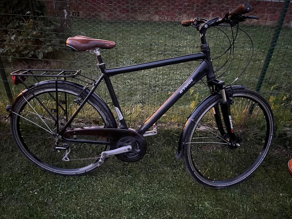 Vélo homme b twin hoprider 520, Enlèvement, Utilisé, 28 pouces