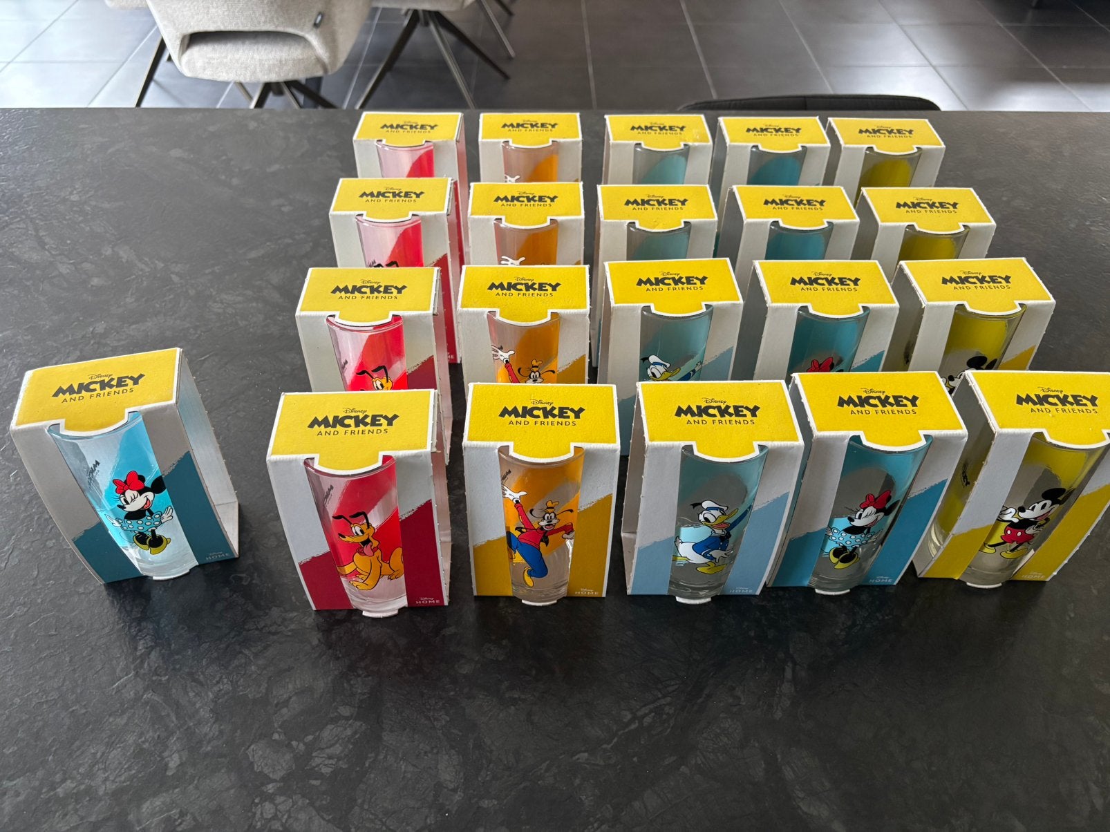 Disney Mickey & Friends glazen van originele Aldi-spaaractie, Collections, Verres & Petits Verres, Enlèvement, Neuf, Verre à eau