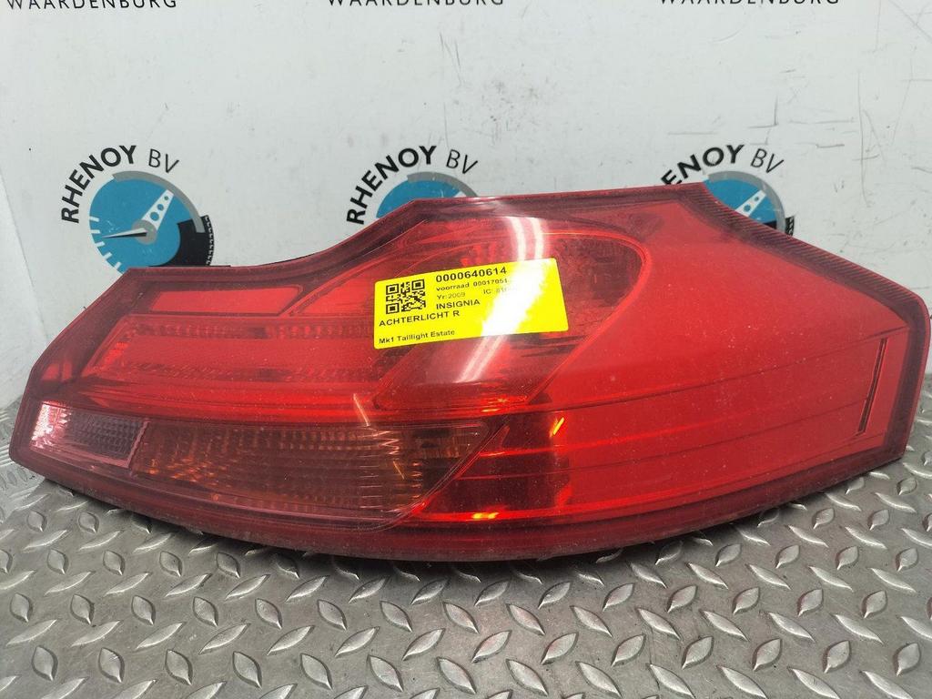 OPEL INSIGNIA 1.6 T Business  ACHTERLICHT R 13226857 2009, Auto-onderdelen, Ophalen of Verzenden, Gebruikt, ARN erkend