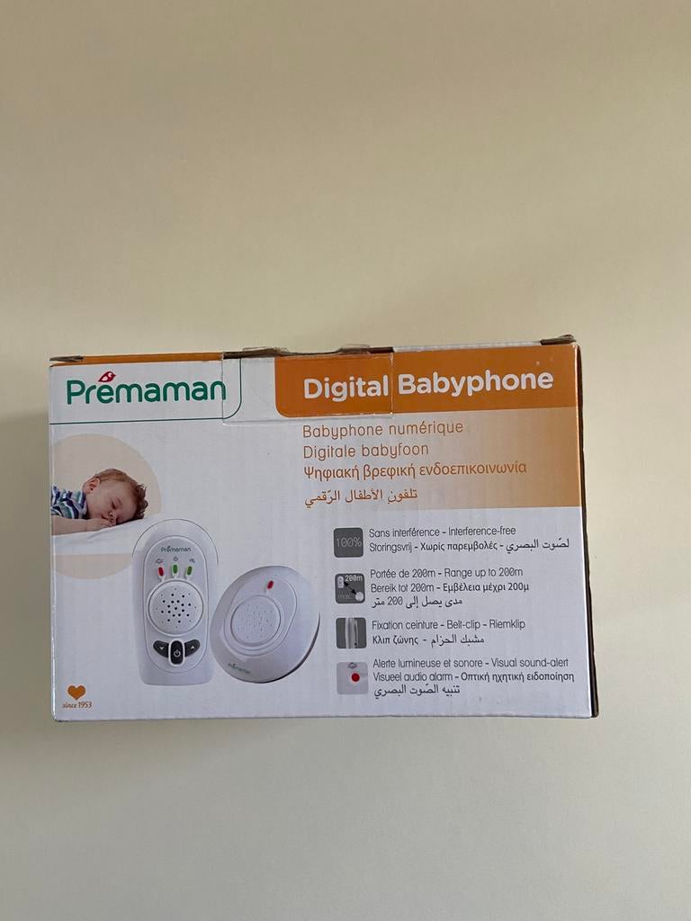 Babyphone numérique Premaman neuf, Enlèvement ou Envoi, Neuf, Digital