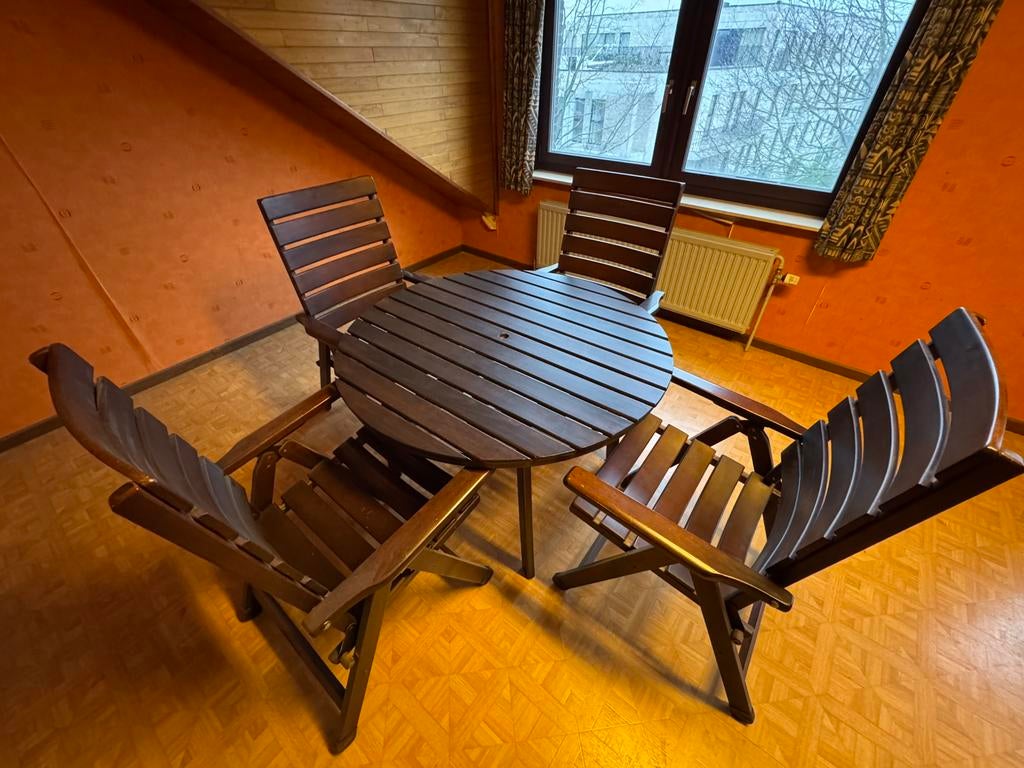 Tuinset van het merk Dima, Ophalen, Zo goed als nieuw, Hout