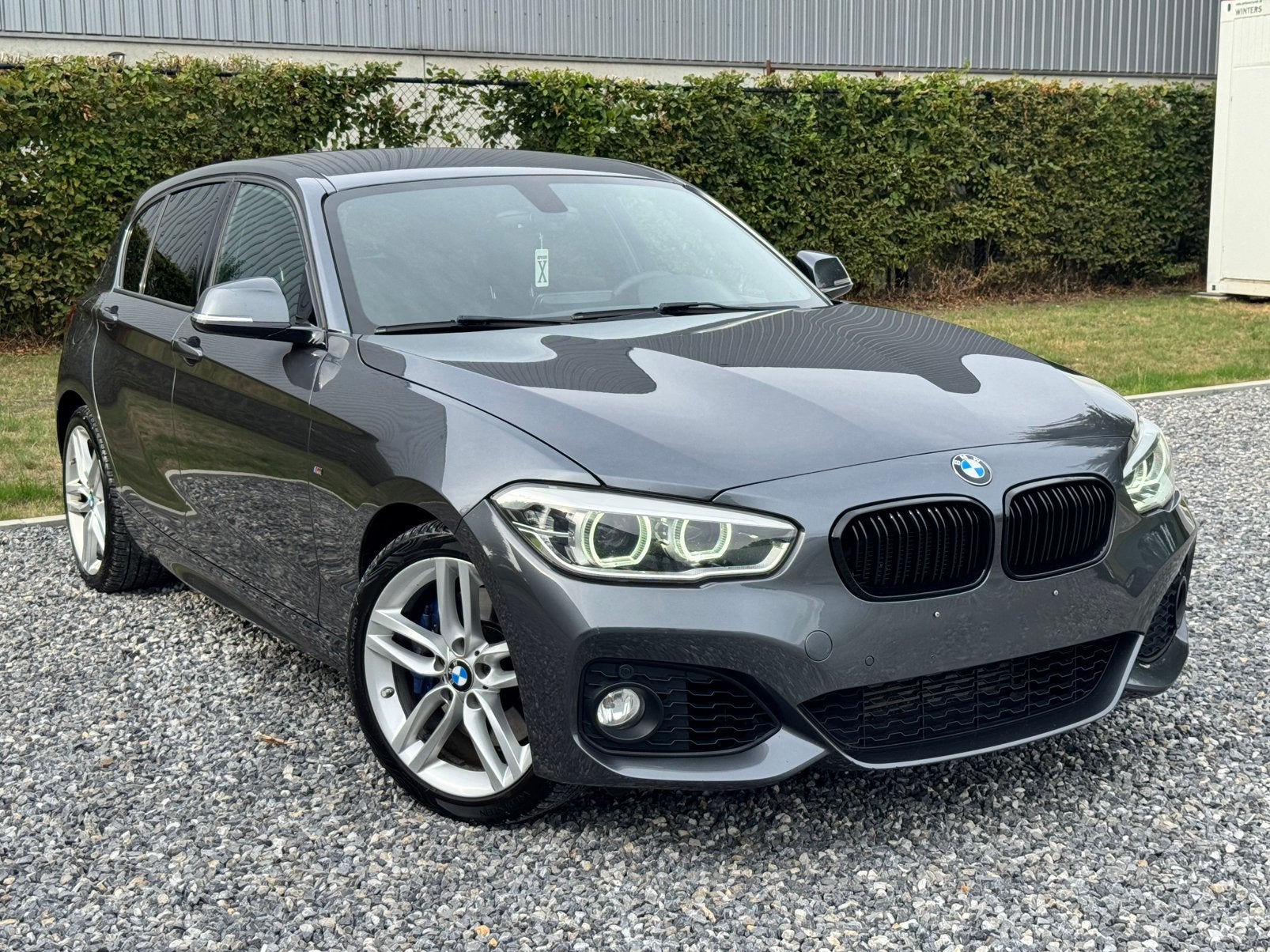 Bmw 118d Facelift / M-Pakket / Harman Kardon / Keyless entry, Autos, Argent ou Gris, Achat, Alcantara, Noir