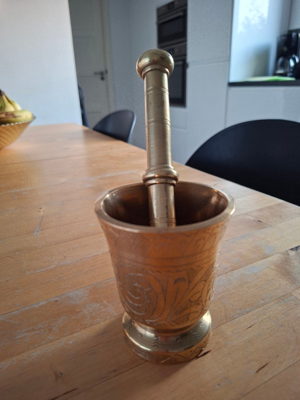 Vijzel met stamper, Antiek en Kunst, Antiek | Brons en Koper, Ophalen