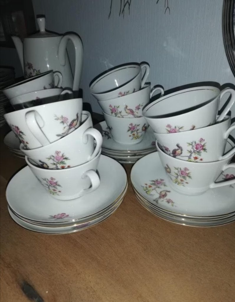 Vintage koffieservies, Enlèvement