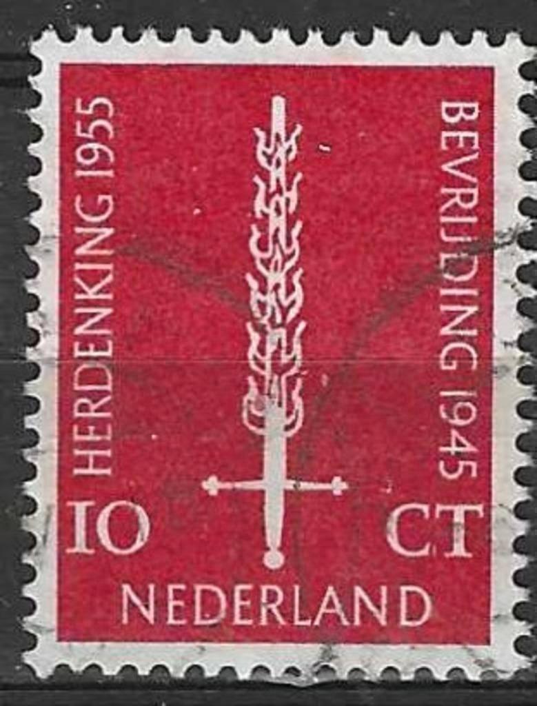 Nederland 1955 - Yvert 633 - 10 jaar Bevrijding  (ST), Postzegels en Munten, Postzegels | Nederland, Verzenden, Gestempeld