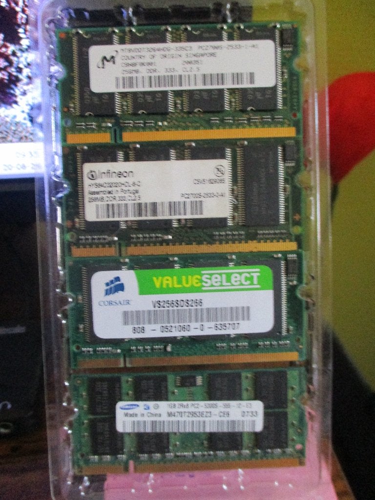 barette de Ram lots de 4, Ophalen of Verzenden, Refurbished, DDR