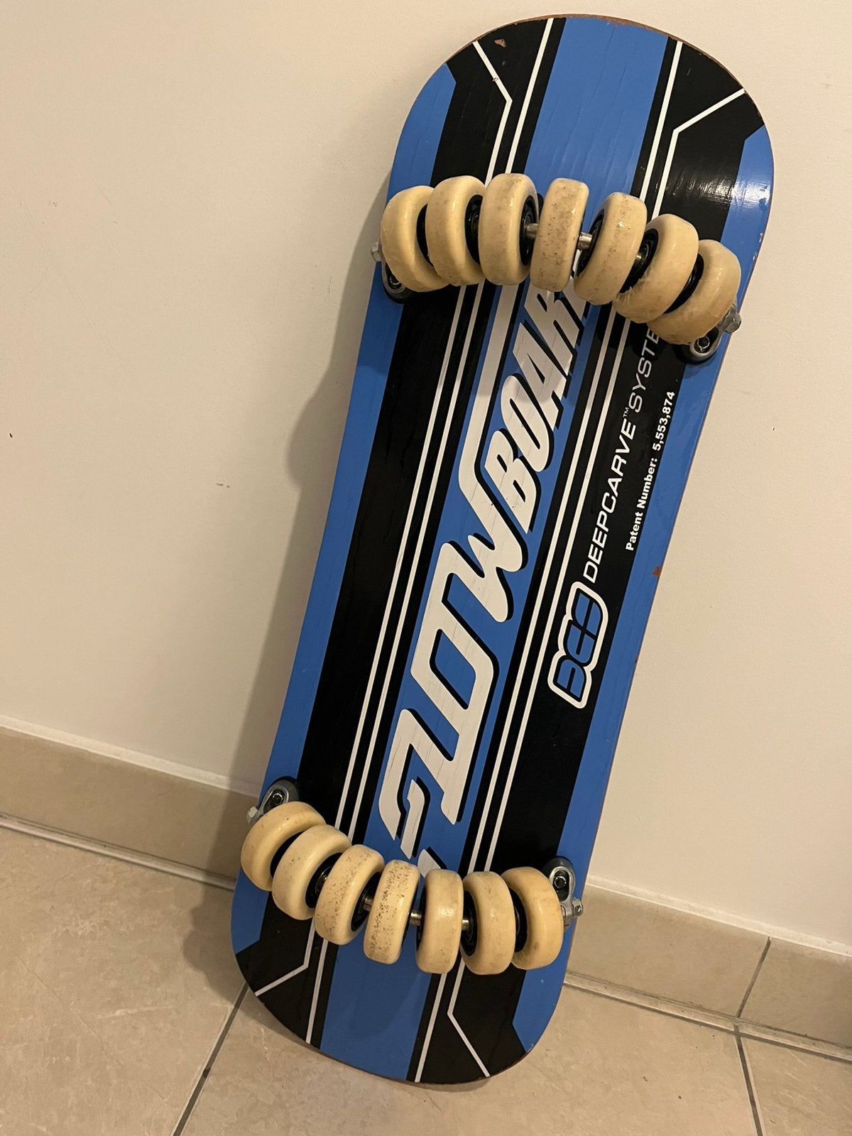 Flowboard DeepCarve System - 14 roues - rare, Sports & Fitness, Enlèvement, Utilisé, Autres types