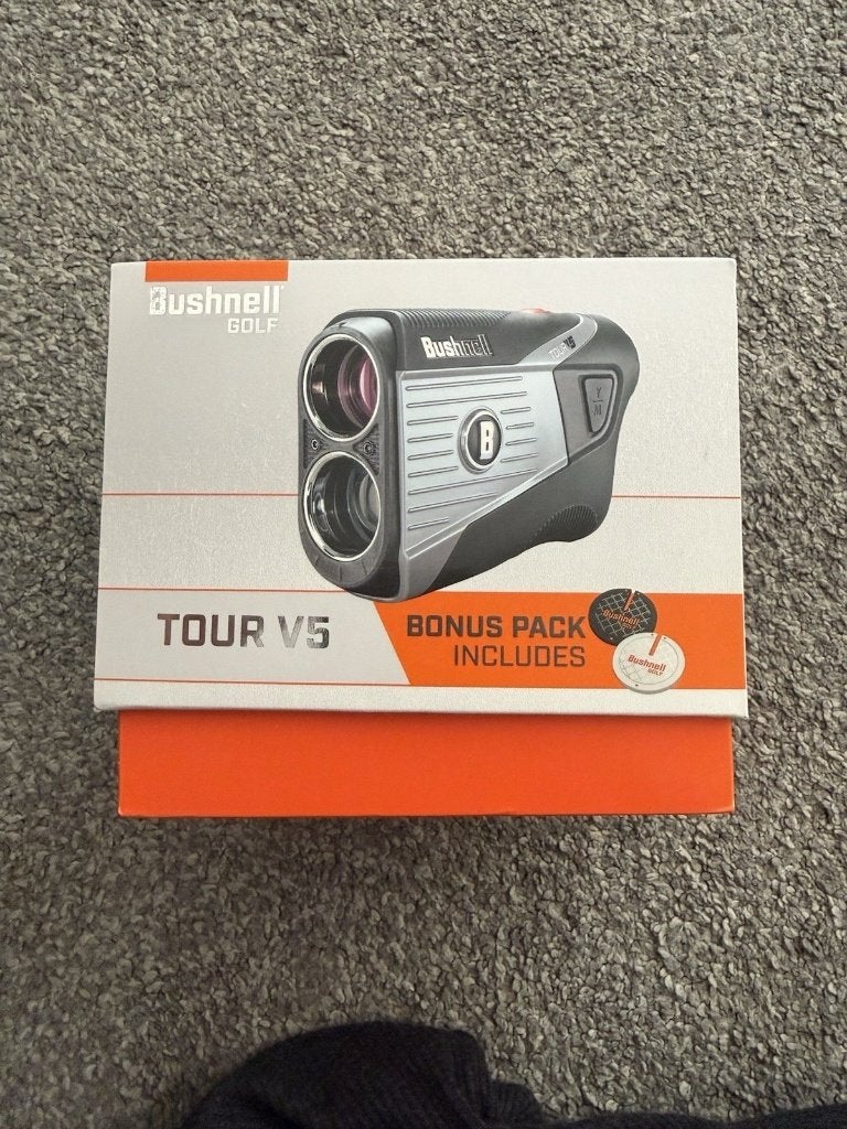 Télémètre laser de golf Bushnell Tour V5 (pack bonus), Enlèvement ou Envoi, Comme neuf