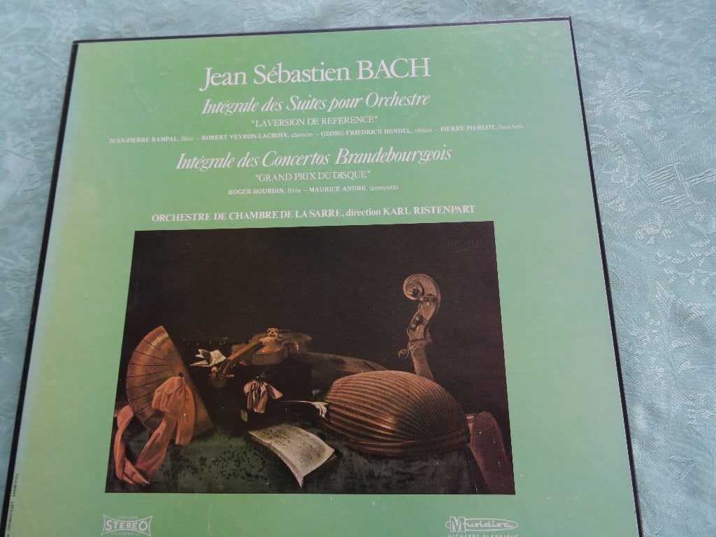 LP VINYL BACH JEAN SEBASTIAN, Cd's en Dvd's, Vinyl | Klassiek, Ophalen, LP, Kamermuziek, Zo goed als nieuw