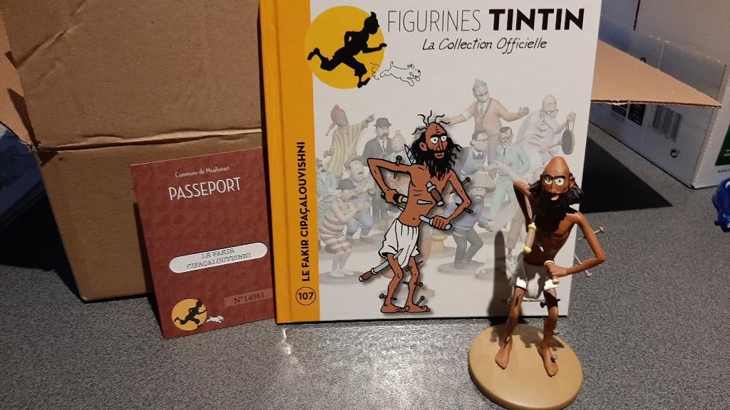 Kuifje, officieel figuur 107 in blisterverpakking, Ophalen of Verzenden, Kuifje, Nieuw, Beeldje of Figuurtje
