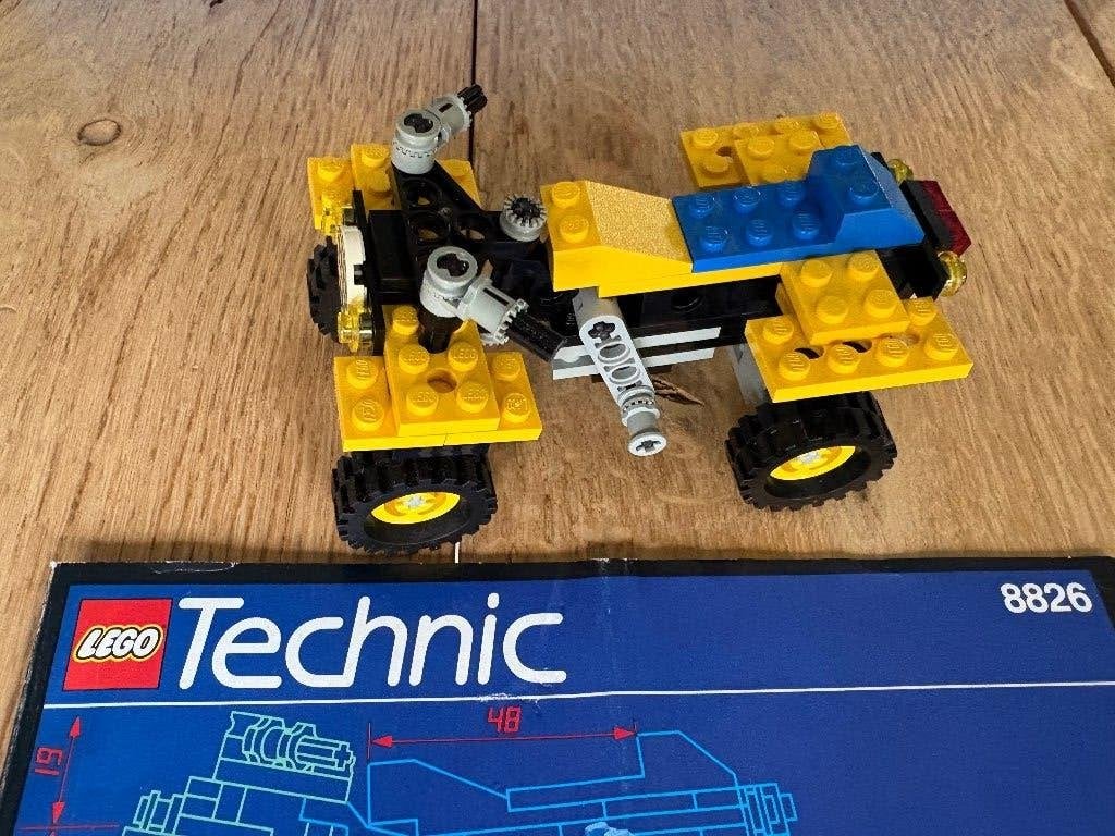 Lego technic 8826, Enlèvement ou Envoi, Lego, Ensemble complet, Instructions incluses