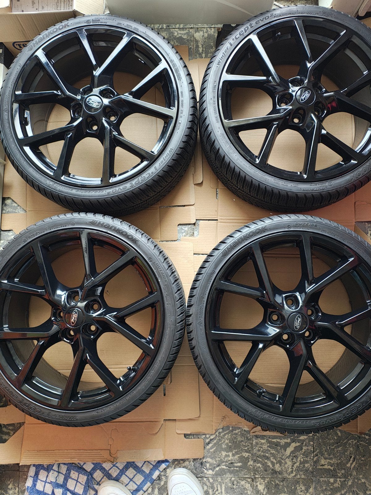 19" velgen 5x108 Focus ST ET55, Auto-onderdelen, Banden en Velgen, Gebruikt, Velg(en), Winterbanden, 235 mm
