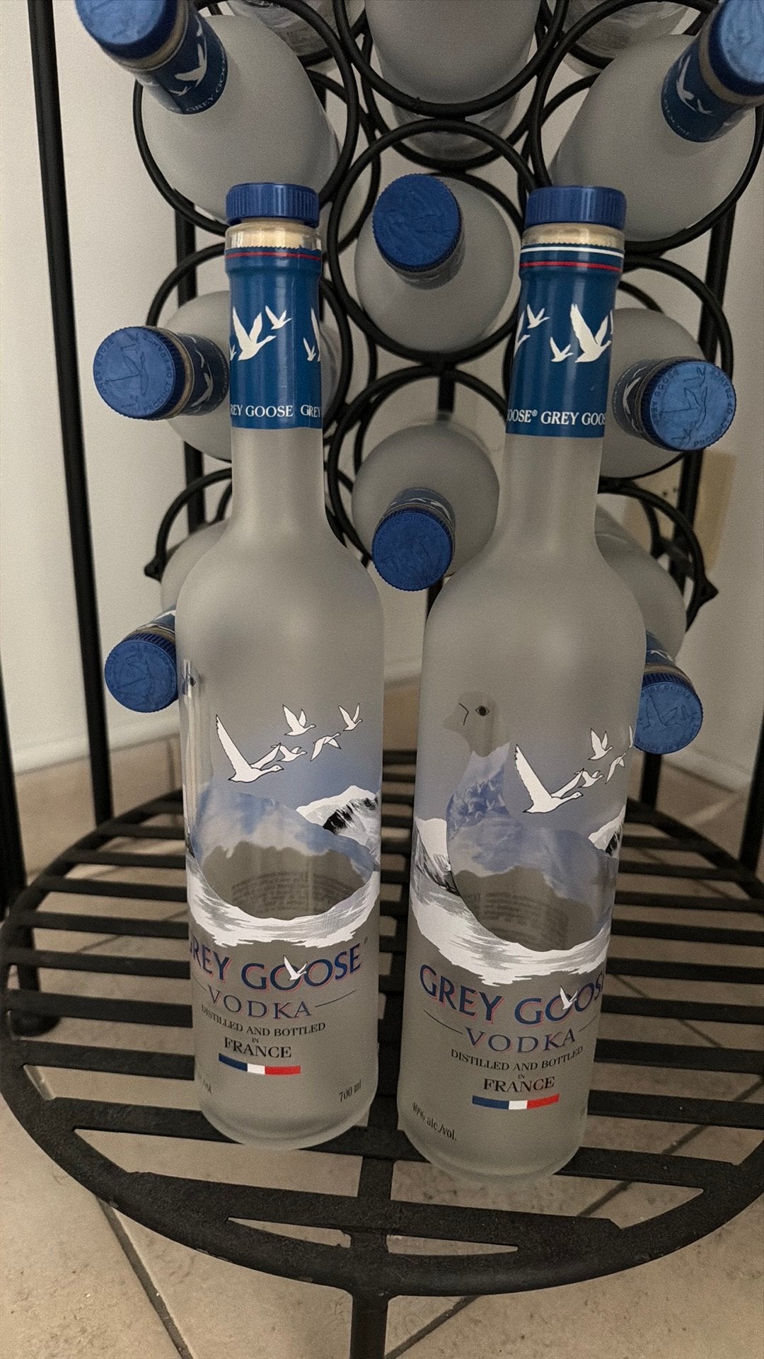 20 lege Grey Goose flessen, Ophalen of Verzenden, Gebruikt, Overige typen