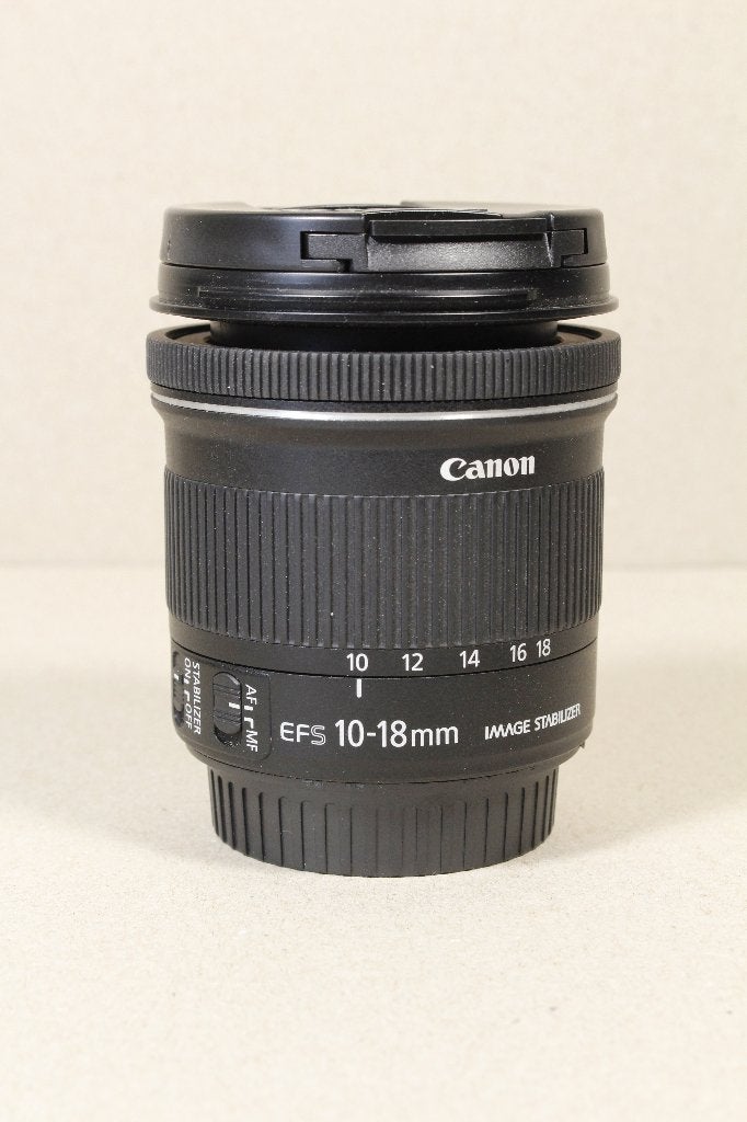 canon EFS 10-18 IS STM grand angle comme neuf, Canon, Autofocus, Comme neuf, Enlèvement