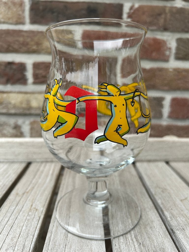 DUVEL GLAS 666, Verzamelen, Ophalen of Verzenden, Zo goed als nieuw, Glas of Glazen, Duvel