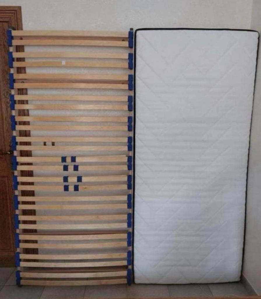 Matelas à et Sommier NEUF ., Maison & Meubles, Neuf, 90 cm, Une personne, Enlèvement