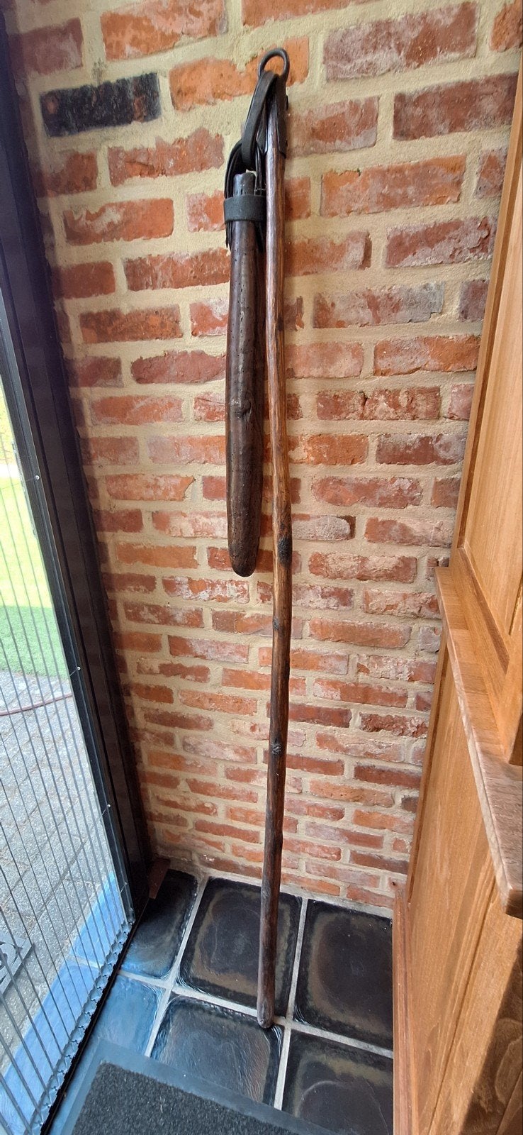 antieke vlegel, Ophalen