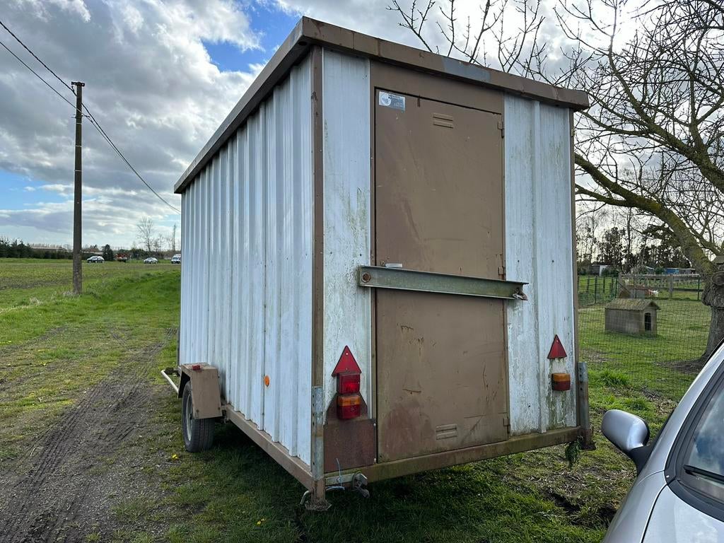 Werfcontainer, Ophalen, Gebruikt