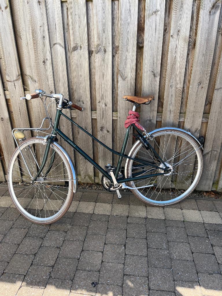 Retro Gazelle damesfiets, Ophalen, Velgrem, 47 tot 50 cm, Versnellingen