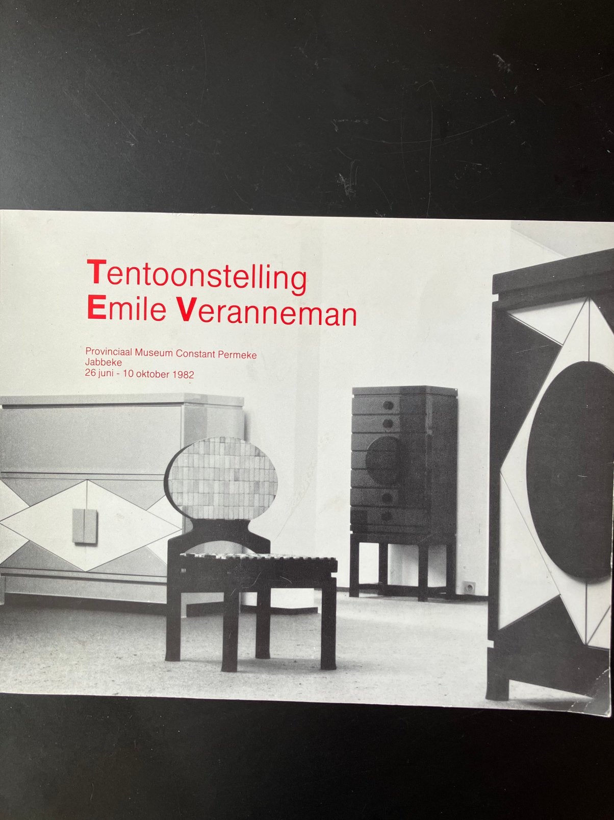 Emiel Veranneman catalogus tentoonstelling 1982, Ophalen of Verzenden, Zo goed als nieuw