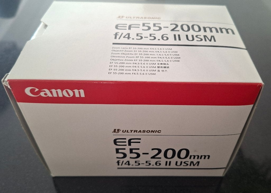 Canon EF 55-200mm f/4.5-5.6 II USM, Ophalen, Canon, Autofocus, Nieuw