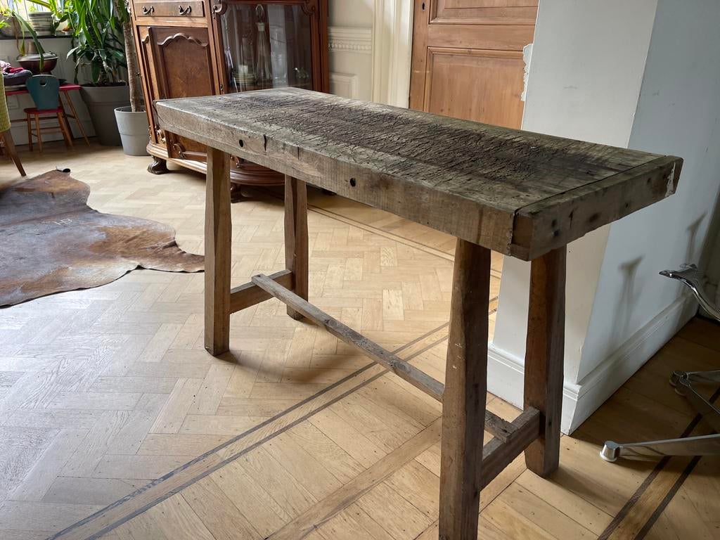 Wabi  Sabi - Werkbank Tafel - stoer en degelijk, Ophalen