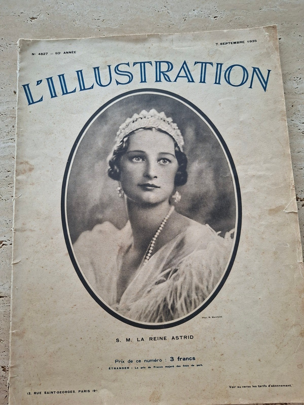 Konigin Astrid, Ophalen, Gebruikt, Tijdschrift of Boek