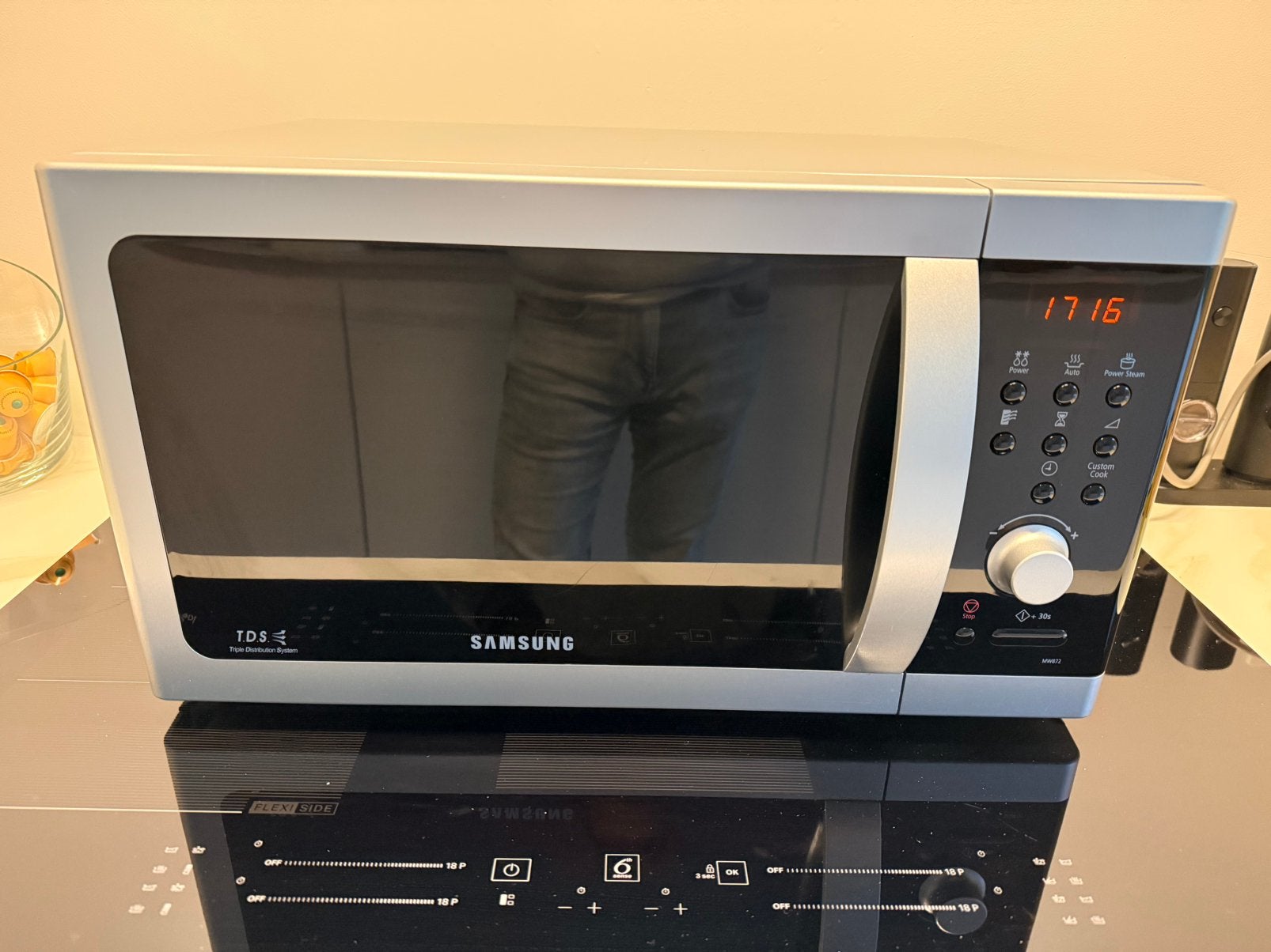 Microgolfoven SAMSUNG in zeer verzorgde staat, Ophalen, Gebruikt, Microgolfoven, Draaiplateau