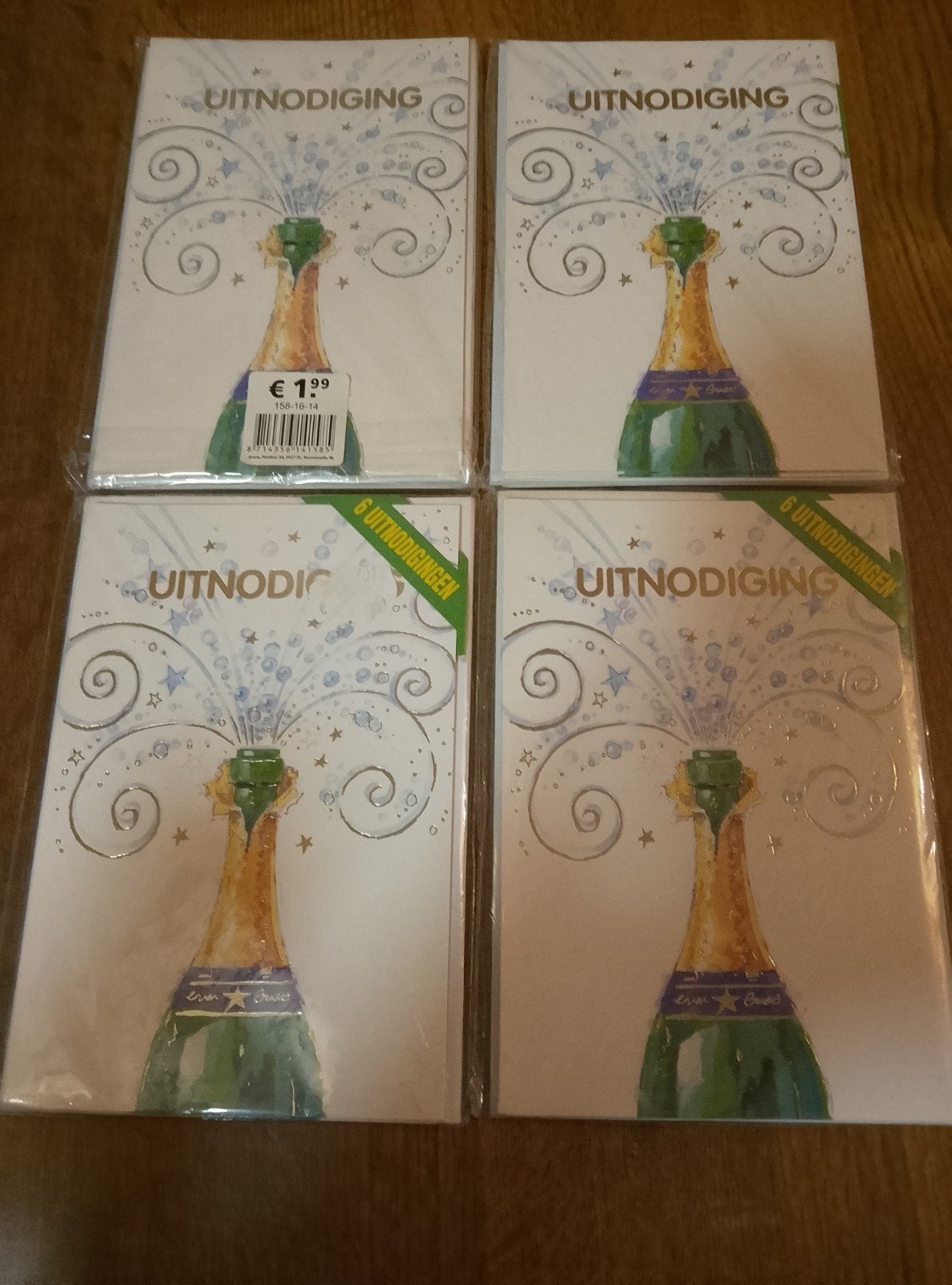 24 nieuwe uitnodigingskaartjes, Divers, Papeterie, Enlèvement