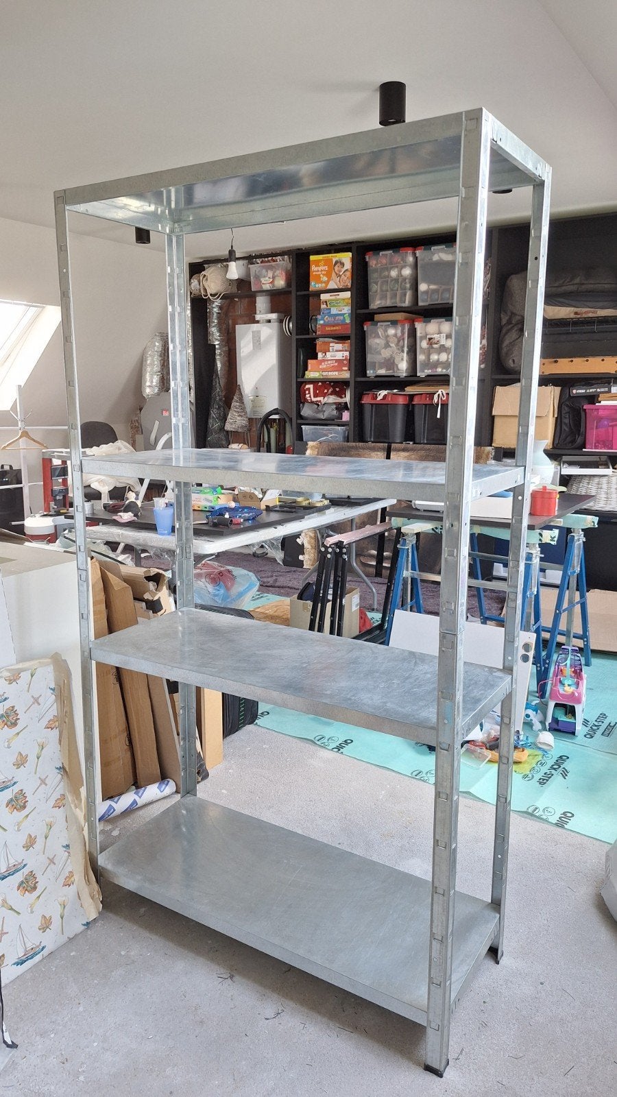 Opbergrek metaal 180x100x40, Huis en Inrichting, Kasten | Stellingkasten, Ophalen, Gebruikt