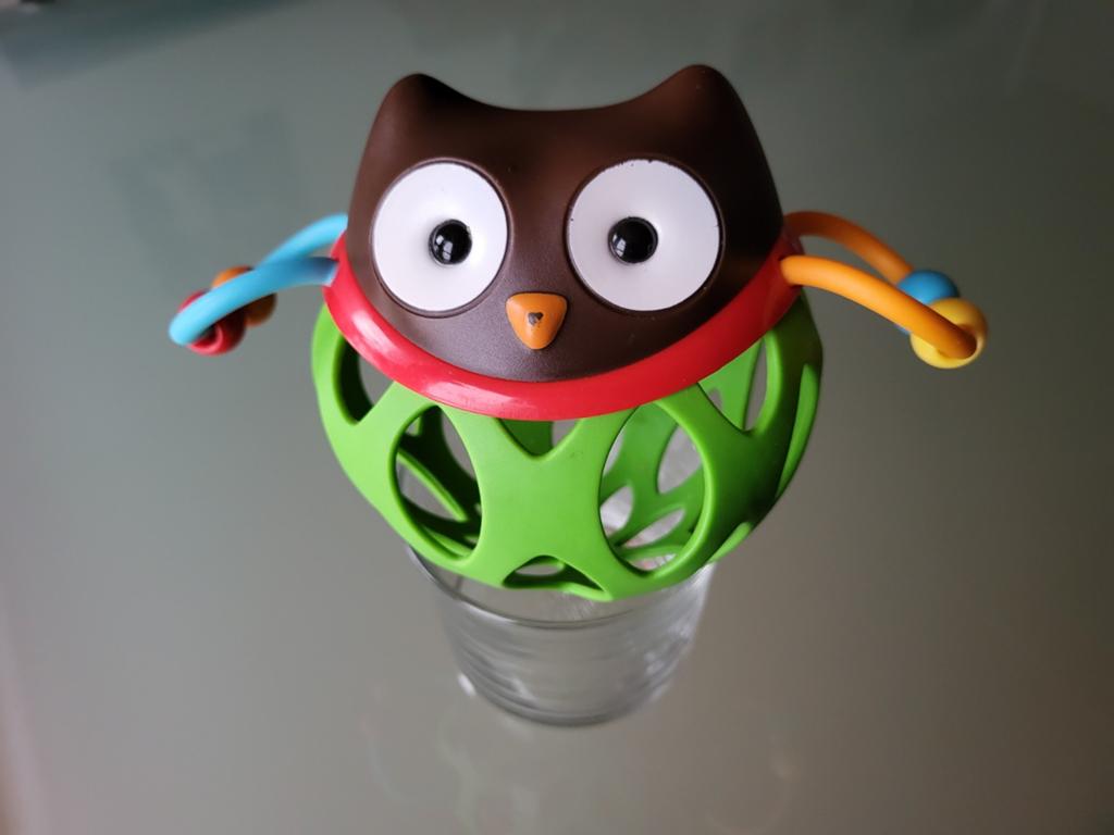 Skip Hop Rammelaar Rattle Uil, Ophalen of Verzenden, Zo goed als nieuw, Rammelaar