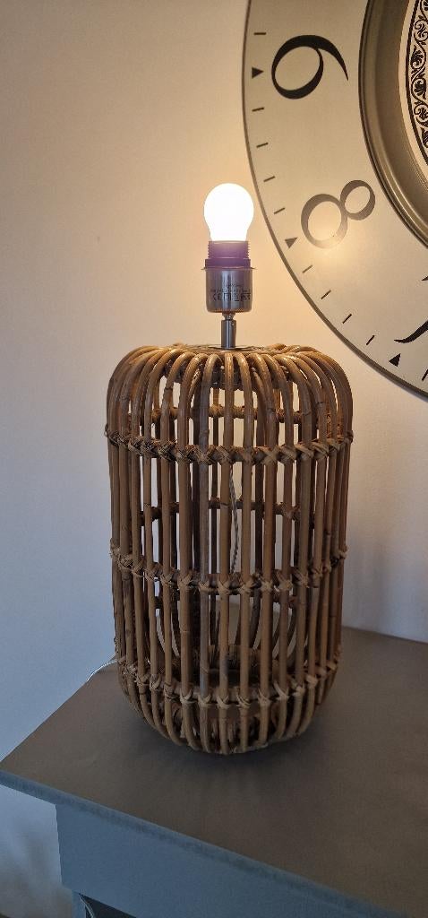 Pied de lampe rotin, Enlèvement ou Envoi, Utilisé