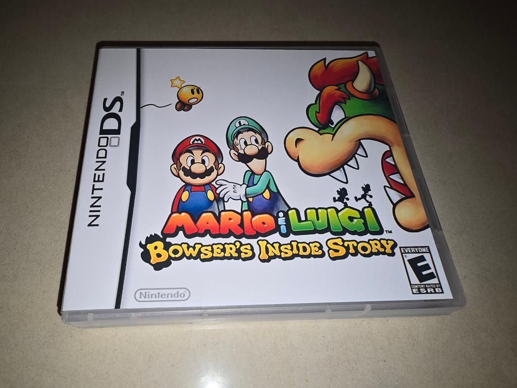 Mario & Luigi Bowser's Inside Story DS Game Case, Verzenden, Zo goed als nieuw